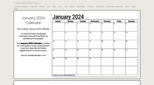 calendarsreview.com