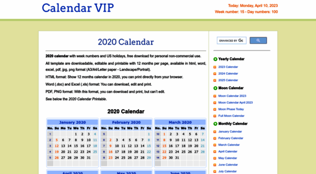 calendarvip.com