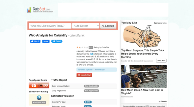 calendify.net.cutestat.com
