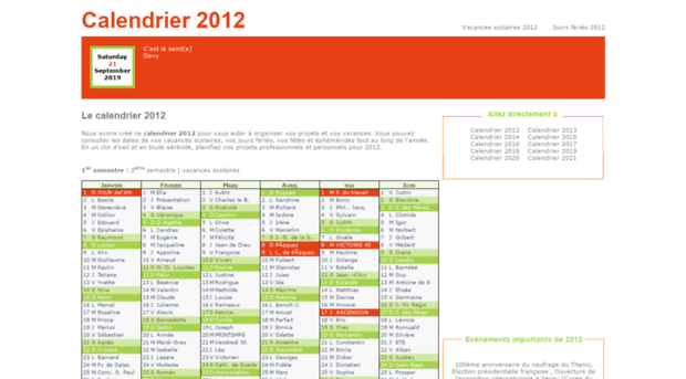 calendrier-2012.fr