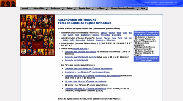 calendrier.egliseorthodoxe.com