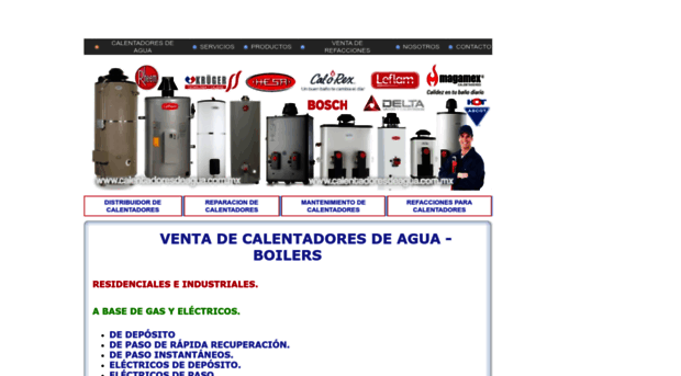 calentadoresdeagua.com.mx