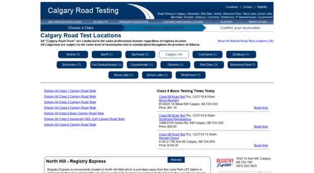 calgary-road-testing.ca