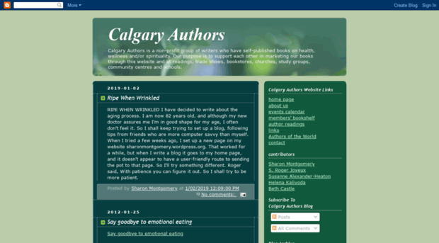 calgaryauthors.blogspot.com