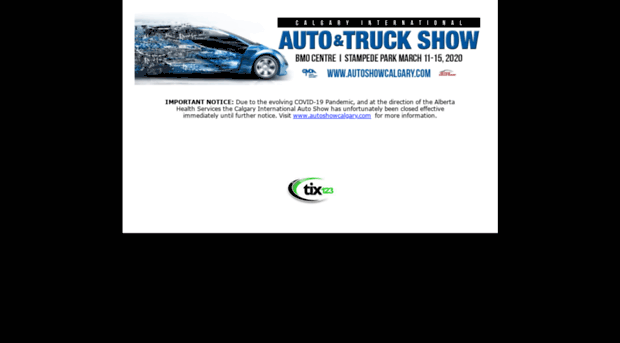 calgaryinternationalautotruckshow.tix123.com