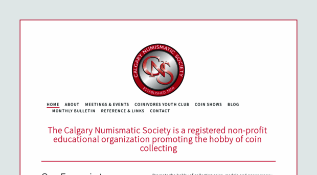 calgarynumismaticsociety.org