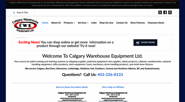 calgarywarehouseequipment.com