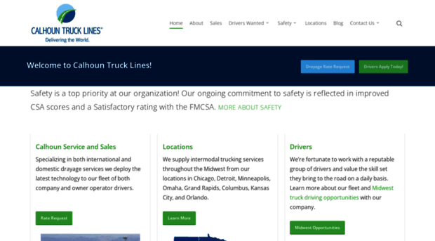 calhountrucklines.com