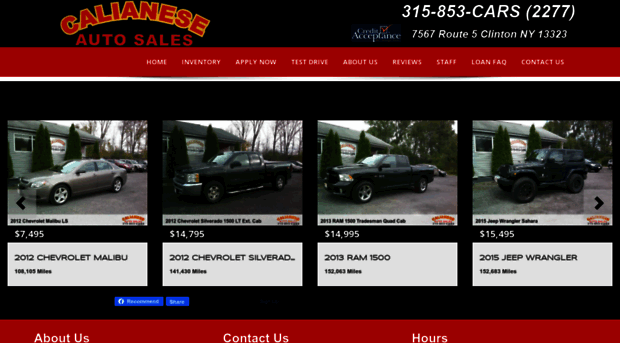 calianeseautosales.com