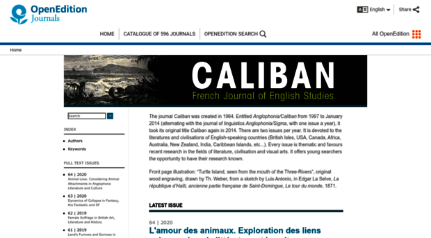 caliban.revues.org