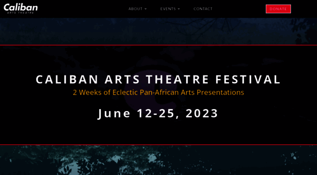 calibanartstheatre.com