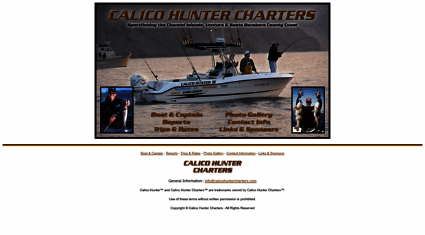 calicohuntercharters.com