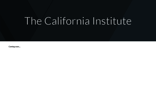 california-institute.org