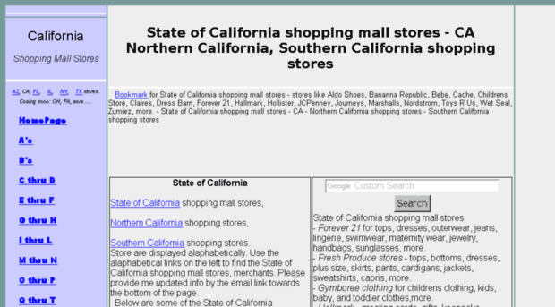 california-mall-stores.com