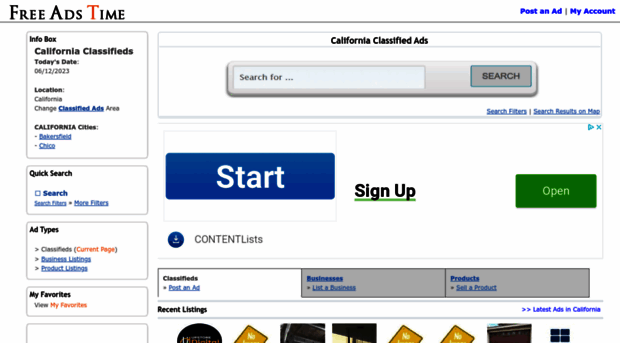 california.freeadstime.org