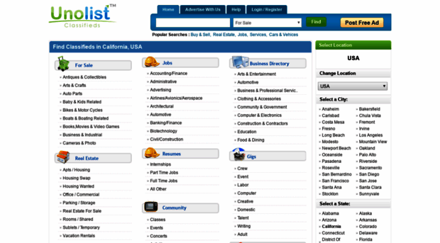 california.unolist.com