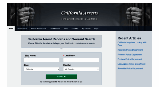 californiaarrests.org