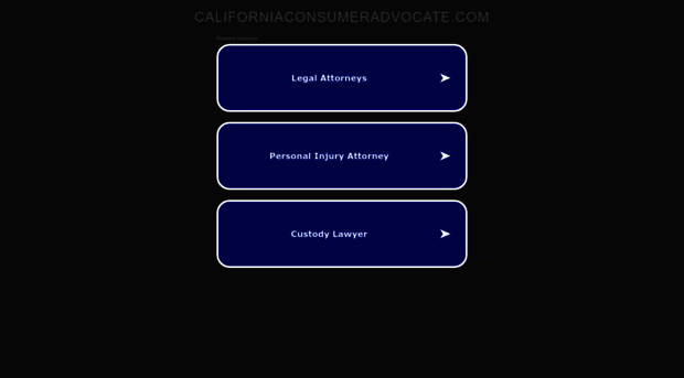 californiaconsumeradvocate.com