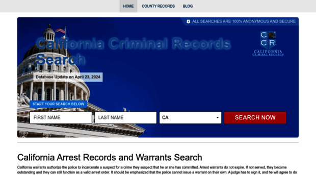 californiacriminalrecords.org