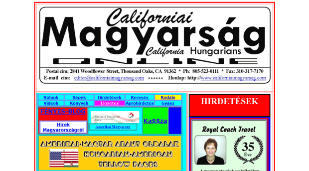 californiaimagyarsag.com