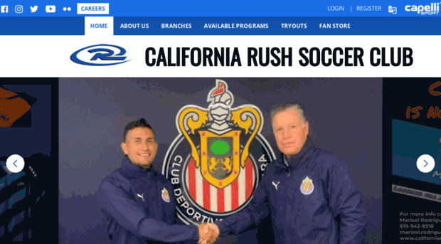 californiarushsoccer.com