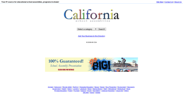 californiaschoolassemblies.com