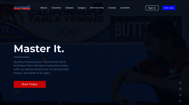 californiatabletennis.com