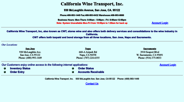 californiawinetransport.com