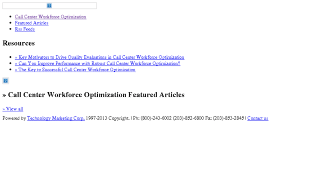call-center-workforce-optimization.tmcnet.com
