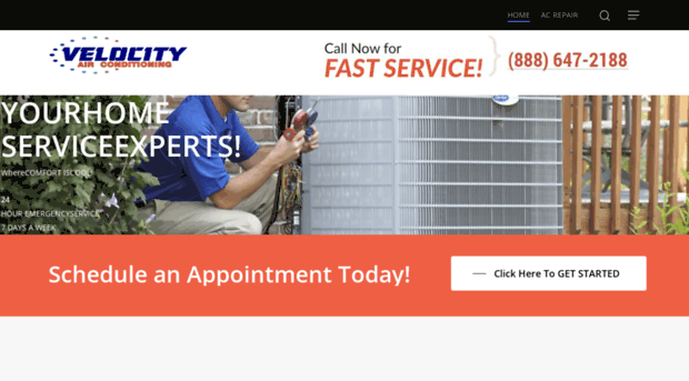 call.velocityairconditioning.com