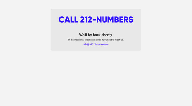 call212numbers.com