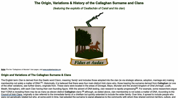 callaghan.info