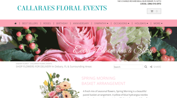 callaraesfloralevents.net