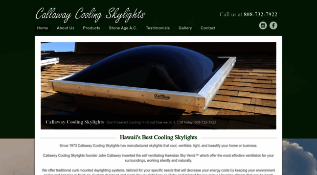 callawaycoolingskylights.com