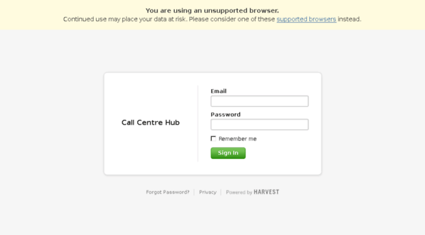 callcentrehub.harvestapp.com