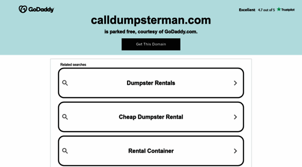 calldumpsterman.com