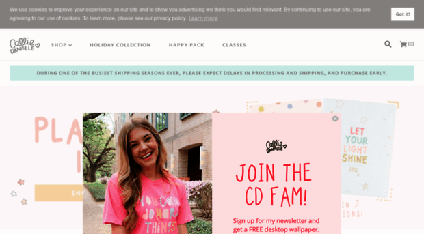 calliedanielleshop.com