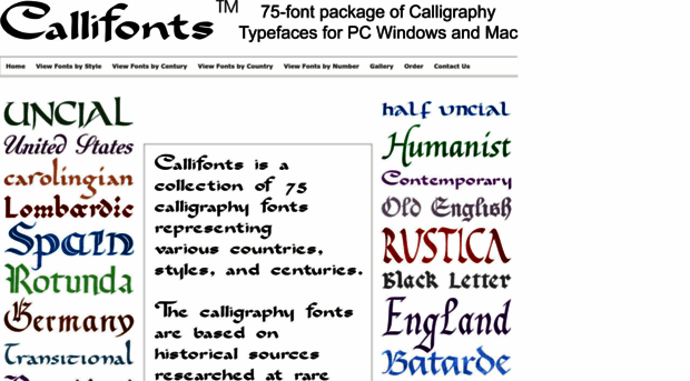 callifonts.com