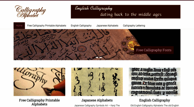 calligraphy-alphabet.com