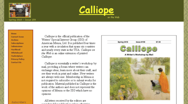 calliopeontheweb.org