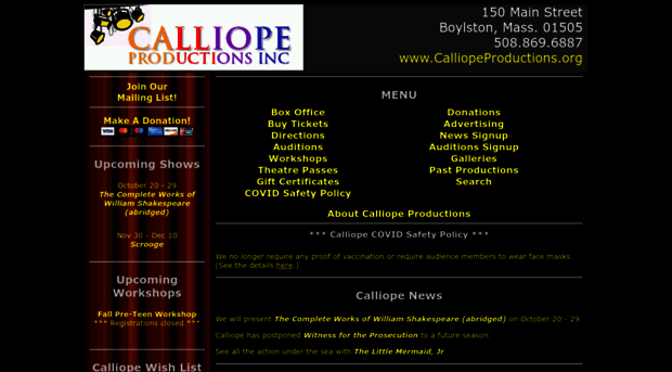 calliopeproductions.org