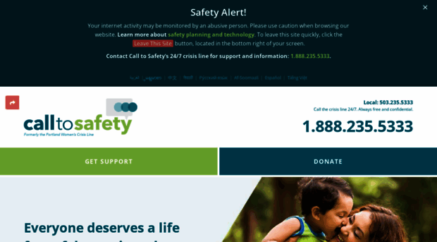 calltosafety.org