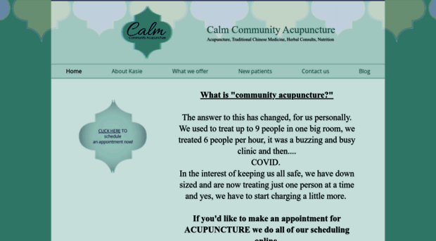 calmcommunityacupuncture.com