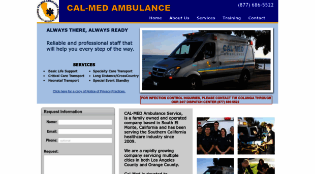 calmedambulance.com