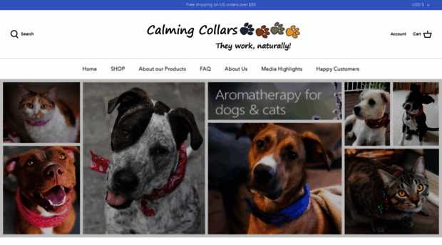 calmingcollars.com