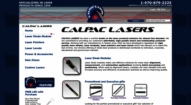 calpaclasers.com