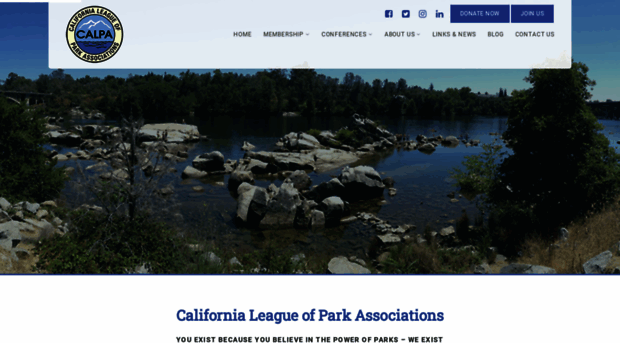 calparksleague.org