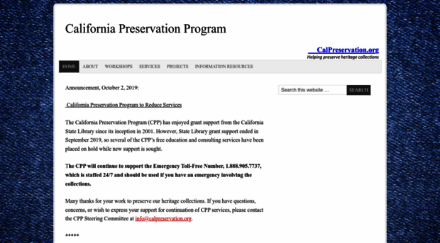 calpreservation.org