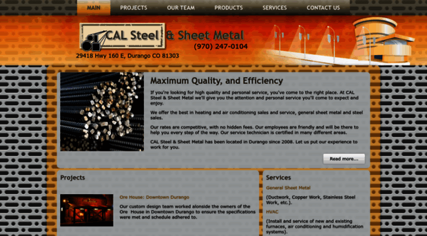 calsteelsheetmetal.com