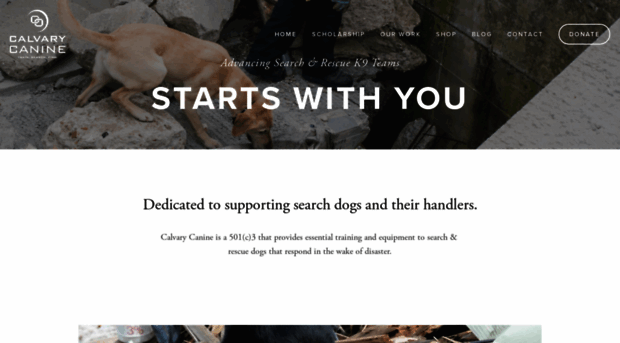 calvarycanine.org